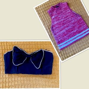 Forever 21 crop tops. $8 both $5 each